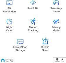 Tapo C210 Pan/Tilt Home Security Wi-Fi Camera