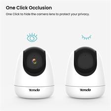 Tenda CP6 2K Indoor Wireless Pan Tilt Cameras for Home Security, Baby Monitor, Pet Camera with Phone APP, 2-Way Audio, Night Vision, Auto Tracking, Siren, AI Human & Motion Detection