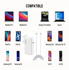 Mac Book Pro Mac Charger - 87W USB C Fast Mac Charger Power Adapter Compatible with MacBook Pro 16, 15, 14, 13 Inch, MacBook Air 13 Inch,for Laptop/Tablet/Smartphone with USB C Port