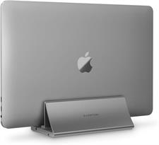 LENTION Aluminum Space-Saving Vertical Desktop Stand Compatible MacBook Air/Pro 13 15, MacBook 12, iPad Pro 12.9, Surface Book, Chromebook and 11 to 17-inch Laptops (Space Gray)
