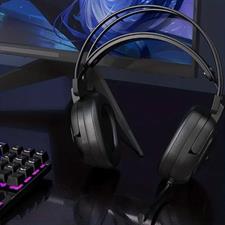 ZIDLI L4 PRO RGB USB Gaming Headset - 7.1 surround sound Headphone USB - RGB Side LED With Mic For PC/PS | Black