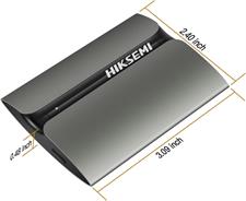 HIKSEMI External SSD 1TB, Portable Mini USB 3.1 Type-C SSD Hard Drive External, Up to 560 MB/s Read, Compatible with Android Phone/Android Tablet/PC/Laptop (Grey)-T300S