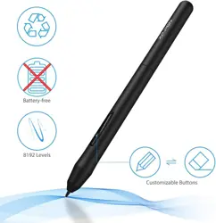 XP-Pen Star G640 Digital Graphic Tablet 6x4 Inch Art Tablet with Battery-Free Stylus Pen Tablet for Mac, Windows and Chromebook (Drawing/E-Learning/Remote-Working)