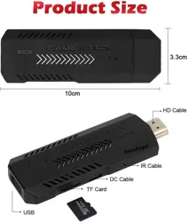 X2 Plus 64GB 30000+ Games, Game Stick Retro Video Game Console 4K Games Stick with 2.4G Wireless Controllers HD Output Game Machine Portable