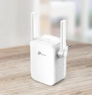 TP-Link N300 WiFi Extender(TL-WA855RE)-Covers Up to 800 Sq.ft, WiFi Range Extender Supports up to 300Mbps Speed, Wireless Signal Booster and Access Point for Home, Single Band 2.4Ghz Only, White