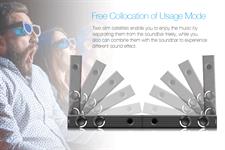 F&D T300X 140 W 2.1 Channel Soundbar Cum Tower Speaker Wireless Bluetooth Multimedia TV Speaker with Multicolor LED Display, Remote, Digital FM & USB