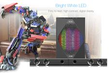 F&D T300X 140 W 2.1 Channel Soundbar Cum Tower Speaker Wireless Bluetooth Multimedia TV Speaker with Multicolor LED Display, Remote, Digital FM & USB