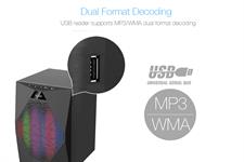 F&D T300X 140 W 2.1 Channel Soundbar Cum Tower Speaker Wireless Bluetooth Multimedia TV Speaker with Multicolor LED Display, Remote, Digital FM & USB