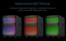 F&D T200X 140 W 2.1 Channel Soundbar Cum Tower Speaker Wireless Bluetooth Multimedia TV Speaker with Multicolor LED Display, Remote, Digital FM & USB