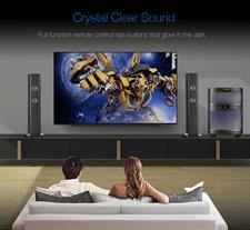 F&D T200X 140 W 2.1 Channel Soundbar Cum Tower Speaker Wireless Bluetooth Multimedia TV Speaker with Multicolor LED Display, Remote, Digital FM & USB