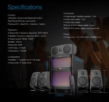 F&D F5060X 5.1 Bluetooth Multimedia Speaker System