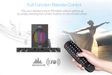 F&D T300X 140 W 2.1 Channel Soundbar Cum Tower Speaker Wireless Bluetooth Multimedia TV Speaker with Multicolor LED Display, Remote, Digital FM & USB