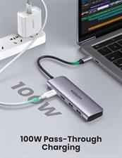 UGREEN USB C Hub 6 in 1 Dongle to HDMI 4K 2 USB 3.0 Ports SD TF Card Reader 100W PD Charging Adapter Dock Station for MacBook Pro Air 2020 2019 2018 Galaxy Note 10 S10 S9 S8 Surface Go XPS 13 15