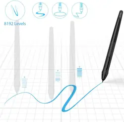  XP-PEN G640S Graphics Pen Tablet with Battery-Free Stylus 8192 Pressure 6x4 Inch Digital Tablet with 6 Customized Hot Keys for Chrome, Mac, Windows PC and Android