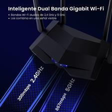 Tenda AC10 Smart Gigabit Wi-Fi Router AC1200 Dual Band High Speed Wireless Internet Router Long Range Coverage Parental Control Beamforming+ MU-MIMO + Smart WiFi App Management