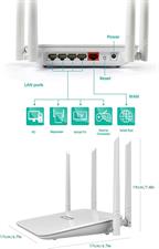 WAVLINK AC1200 WiFi Wireless Router,Dual-Band 5Ghz+2.4Ghz Smart Router,High Speed Router for Game & HD Video with 4x5dBi High Gain Antenna,Amplifiers PA+LNA,Guest Wi-Fi,Router/Access Point/WISP Mode