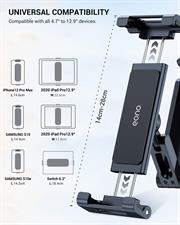 EONO Car Tablet Holder, Universal Stretchable Seat Headrest Mount with 360° Rotation, for 4.4-13 inch iPad Pro, Galaxy Tabs, HUAWEI MediaPad, Switch