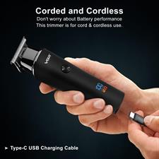 VGR V-937 Hair Trimmer Professional Hair Clipper Cordless Hair Cutting Machine Rechargeable Haircut Electric Clipper for Men 