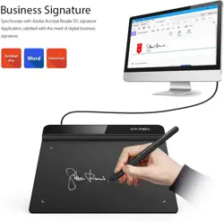 XP-Pen Star G640 Digital Graphic Tablet 6x4 Inch Art Tablet with Battery-Free Stylus Pen Tablet for Mac, Windows and Chromebook (Drawing/E-Learning/Remote-Working)