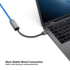 BENFEI USB to Ethernet Adapter, USB 3.0 to 10/100/1000 Gigabit Ethernet LAN Network Adapter Compatible for MacBook, Surface Pro, Notebook PC with Windows7/8/10, XP, Vista, Mac