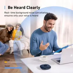 Anker PowerConf S3 Bluetooth Speakerphone, Enhanced Voice Pickup, 6 Mics, 24H CallTime, Bluetooth 5, App Control, USB C, Conference Speaker Compatible with Leading Platforms, Ideal for Home Office