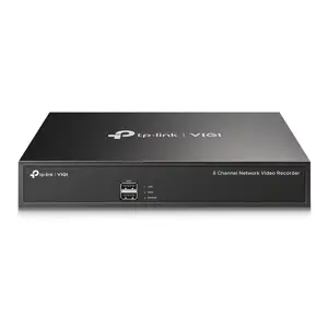 TP-Link VIGI NVR1008H VIGI 8 Channel Network Video Recorder | H.265+ | 80 Mbps Video Access Bandwidth | Two-Way Audio | Remote Monitoring | ONVIF
