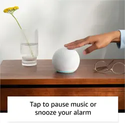 Amazon Echo Dot 5th Gen Vibrant sounding Alexa speaker, Great for Bedrooms, Dining Rooms and Offices, Charcoal