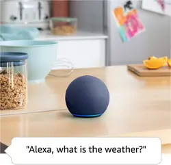 Amazon Echo Dot 5th Gen Vibrant sounding Alexa speaker, Great for Bedrooms, Dining Rooms and Offices, Charcoal