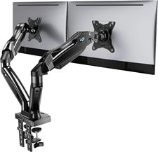 HUANUO Dual Monitor Stand, Adjustable Spring Monitor Desk Mount for 13-27 inch