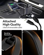 Compro™ 4-In-1 Retractable Car Charger