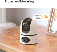 IMOU 2K (3MP+3MP) Dual Lens Indoor WiFi Surveillance Camera, 360° Camera with AI Person/Animal/Sound Detection, Automatic Tracking, Night Vision Colour, Two-Way Audio, Private Mode