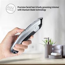 Mr.Light 6019 Rechargeable 8 in 1 Grooming Kit with Pivoting Head & Titanium Blade(40mins)