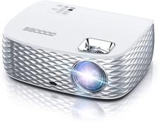 GooDee HD Video Projector Native 1920x1080P, Outdoor Movie Projector 9500L 300'' Touch Keys Home Theater Projector with 50000 Hrs Lamp Life, Support Fire TV Stick/PS4/HDMI/iOS /Android