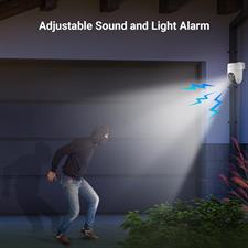 EZVIZ H8c 2K POE IP Outdoor Security Camera, 360° PTZ Home Security, AI-Powered Human Detection, Auto-Tracking, Color Night Vision, Two-Way Talk, Waterproof