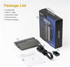 HIKSEMI External SSD 512 GB, Portable Mini USB 3.1 Type-C SSD Hard Drive External, Up to 560 MB/s Read, Compatible with Android Phone/Android Tablet/PC/Laptop (Grey)-T300S