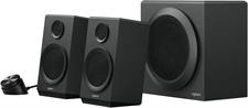 Logitech Z333 2.1 Speakers – Easy-access Volume Control, Headphone Jack – PC, Mobile Device, TV, DVD/Blueray Player, and Game Console Compatible, Black
