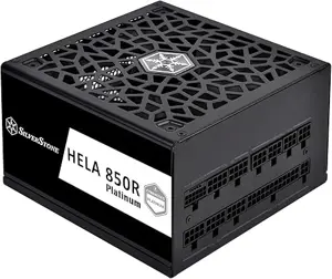 SilverStone Technology HELA 850R Platinum Cybenetics Platinum 850W PCIe 5.0 Fully Modular ATX 3.0 Power Supply with A+ Noise Rating (18dBA Average), SST-HA850R-PM