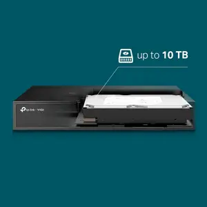 TP-Link VIGI NVR1008H VIGI 8 Channel Network Video Recorder | H.265+ | 80 Mbps Video Access Bandwidth | Two-Way Audio | Remote Monitoring | ONVIF