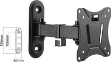 Schwaiger Motion 2 29 Inch Black Flat Screen Wall Brackets (25 kg, 33 cm (13 inches), 29 Inches, 75 x 75 mm, 100 x 100 mm, Black)