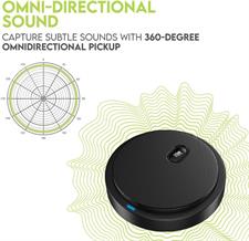 Conference USB Microphone, Computer Desk Microphone with Mute Button and LED Indicator, Plug & Play Omnidirectional Condenser PC Laptop Mics for Online Meeting/Class,Skype,Recording,Chatting,Zoom
