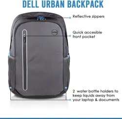 Dell Urban 15.6-inch Laptop Backpack, Grey (Used)
