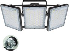 STASUN LED Flood Light, Dusk to Dawn, 300W 27000LM Ultra Bright Outdoor Lights with 3 Heads Adjustable 320 Degree Wide Angle, 6000K, IP66 Waterproof