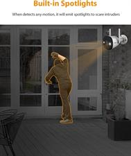 IMOU Bullet 2E 3 MP surveillance camera for outdoor & indoor use, WiFi, 4 models, WiFi IP outdoor camera, Wi-Fi 2.4 GHz, colour night vision, IP67 weatherproof, person recognition, supports Alexa & Google Assistant