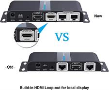 HDMI Extender 1080P@60HZ 1x2 Splitter Device Over CAT6 / CAT6A / CAT7 Cable, Transmission up to 40m/131ft with Loop-Out Local Display,Support IR Remote Control,EDID Function