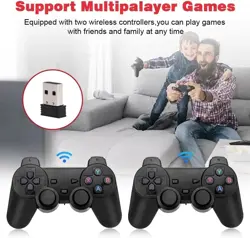 X2 Plus 64GB 30000+ Games, Game Stick Retro Video Game Console 4K Games Stick with 2.4G Wireless Controllers HD Output Game Machine Portable