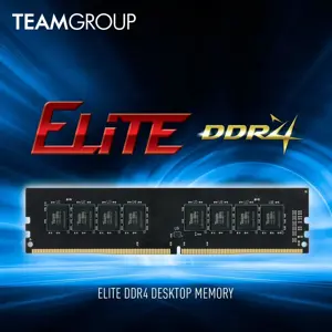 TEAMGROUP Elite DDR4 32GB Single (1 x 32GB) 3200MHz (PC4-25600) CL22 Unbuffered Non-ECC 1.2V UDIMM 288 Pin PC Computer Desktop Memory Module Ram