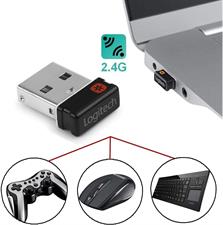 Logitech Unifying Receiver, 2.4 GHz Wireless Technology, USB Plug Compatible with all Logitech Unifying Devices like Wireless Mouse and Keyboard, PC / Mac / Laptop