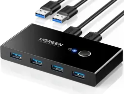 UGREEN 3 Port HDMI Switch, HDMI Input Cable Switch Box Support 4K 3D 1080P with Wireless Remote Control for PS3, PS4,PS5 Laptop, PC, Xbox One, Blu-ray Player, DVD Player, TV and More