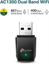 TP-Link Archer T2U 11AC USB WiFi Adapter - Dual Band 2.4G/5G AC600 Wireless Network Card, WiFi Dongle, Mini size, Supports Windows (XP/7/8/8.1/10), Mac OS