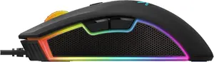RAPOO VPRO V280 USB WIRED OPTICAL GAMING MOUSE RGB MULTI COLOR LED WITH ADJUSTABLE UPTO 7000 DPI - BLACK